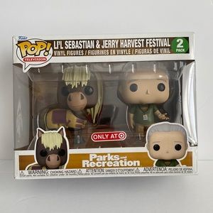 POP Funko Li’l Sebastian & Jerry Harvest Festival 2 Pack Parks and Recreation